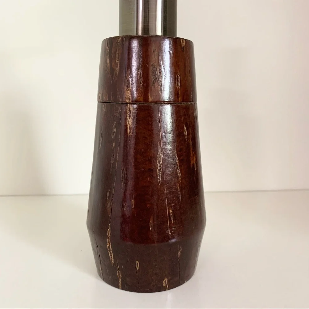NWOT Java wood lotion soap pump dispenser